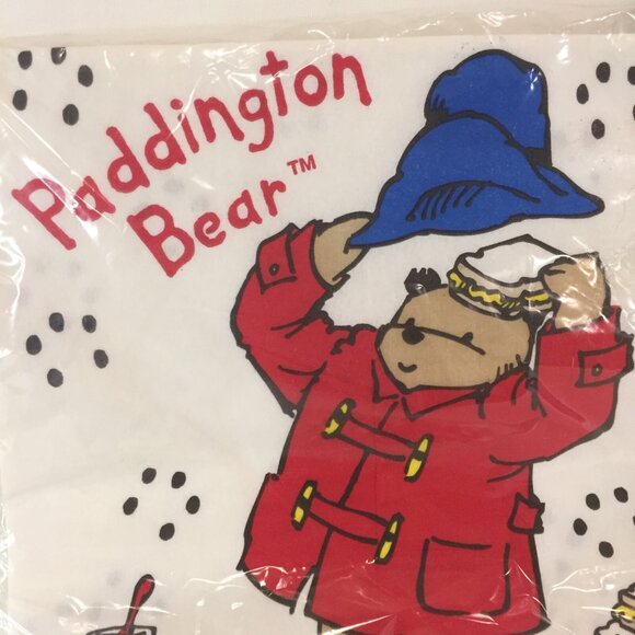 Paddington Bear 3 Ply Paper Luncheon Napkins New Sealed American Greetings 16ct - Picture 2 of 6